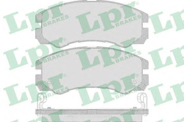 LPR 05P658 Brake Pad Set, disc brake